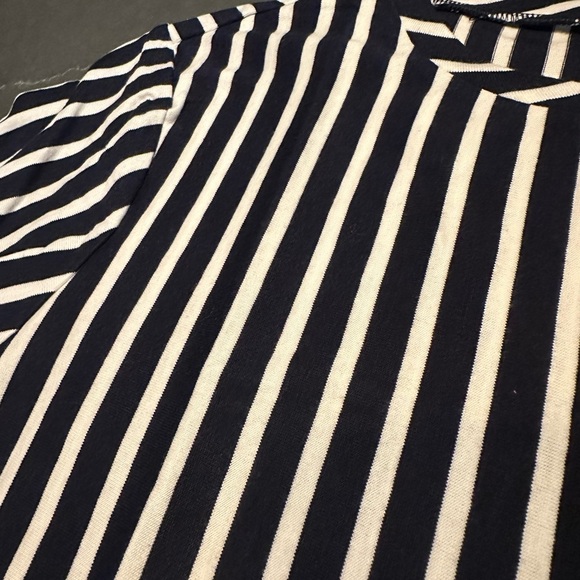 Fine Cotton Striped Black and Yellow T-Shirt - Picture 6 of 10